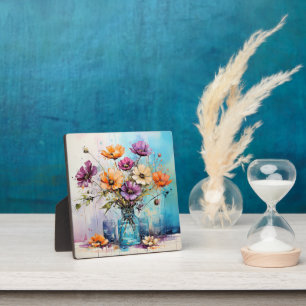 Plaque Photo Fleurs de ressort d'aquarelle