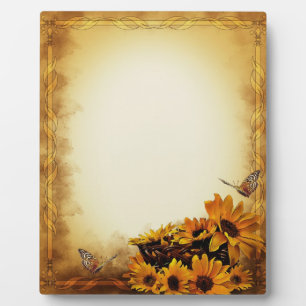 Plaque Photo Fleurs de soleil