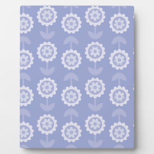 Plaque Photo Fleurs florales violettes d'art motif Abstrait