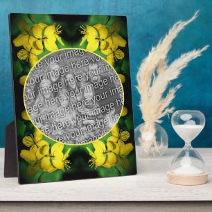 Plaque Photo Fleurs sauvages Jaunes Créez votre propre photo