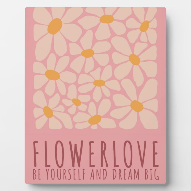 Plaque Photo Flower (Devant)