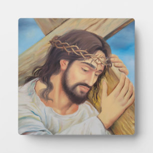 Plaque Photo Foi chrétienne Jésus Christ