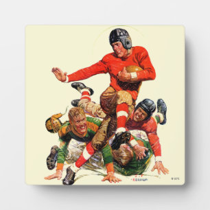 Plaque Photo Football universitaire