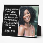 Forgetting You Never | Photo Remembrance Keepsake