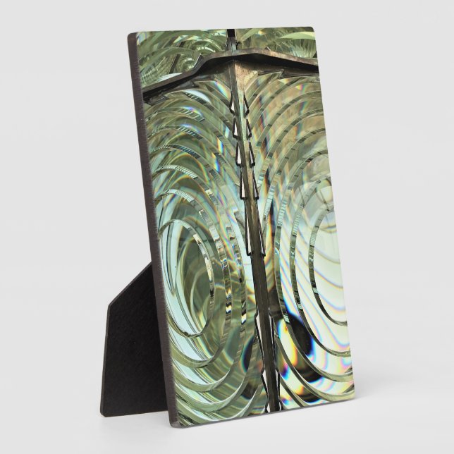 Plaque Photo Frensel Lens, cape Blanco Lighthouse, Oregon Coast (Côté)