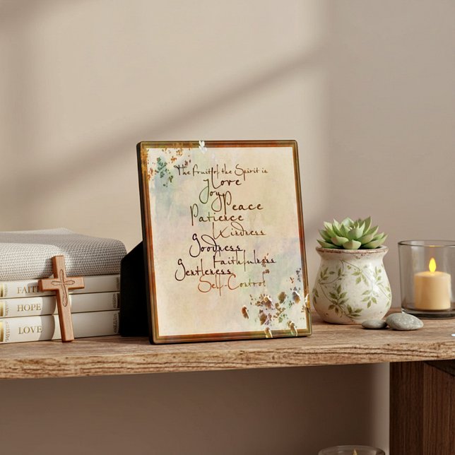 Plaque Photo Fruit de l'Esprit (Créateur téléchargé)