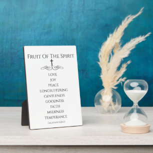 Plaque Photo Fruit simple de l'Esprit Galates 5