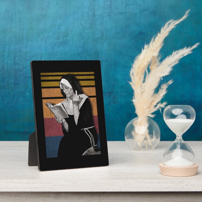 Plaque Photo Fumer les soeurs style rétro (Côté)