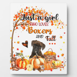 Plaque Photo Funny Boxer Chien Pilgrim Casquette Automne Heureu