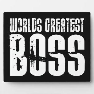 Plaque Photo Funny Office Humor Bosses : World's Greatest Boss
