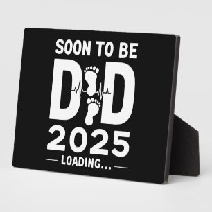 Plaque Photo Futur Papa Prévu 2025 Nouveau Papa À Venir 