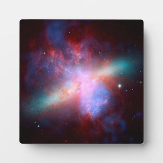 Plaque Photo Galaxy M82 (Devant)