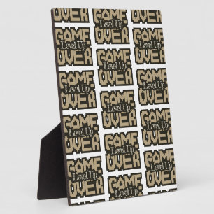 Plaque Photo Game Over, Level Up : Aventure rétro en sandbox à
