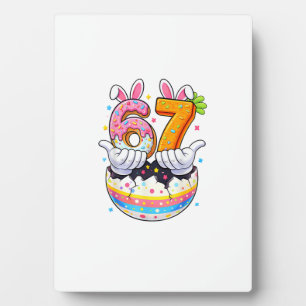 Plaque Photo Garçons Filles Pâques Œufs Drôle Lapin Six Sept 67