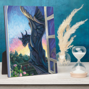 Plaque Photo Gargoyle Guardian