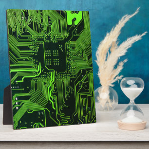 Plaque Photo Geek de la carte de circuit électronique Nerd PCB 