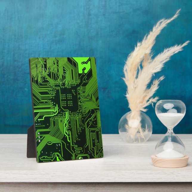 Plaque Photo Geek de la carte de circuit électronique Nerd PCB  (Côté)