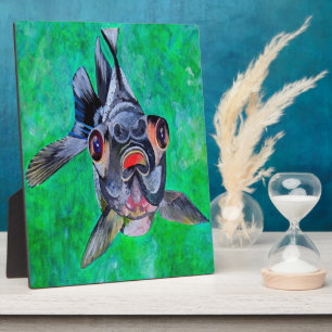 Plaque Photo Geeky Blackmoor Goldfish aux yeux télescopiques