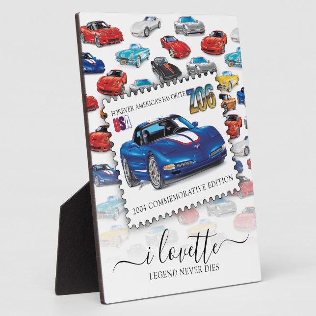 PLAQUE PHOTO GÉNÉRATIONS D'ART AUTOMOBILE (Côté)