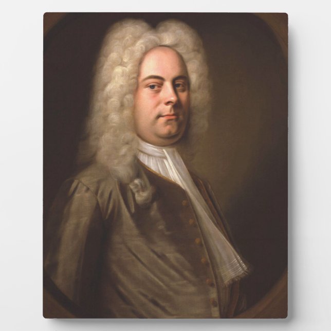 Plaque Photo George Frideric Handel Portrait (Devant)