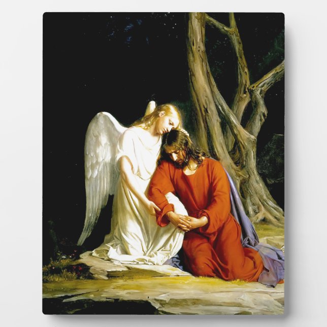 Plaque Photo Gethsemane Carl Bloch (Devant)