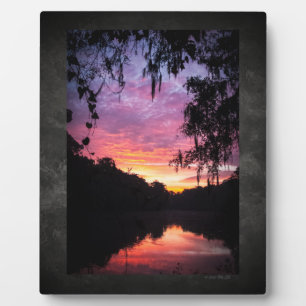 Plaque Photo Ginnie Springs River Sunrise Acrylique Wall Art