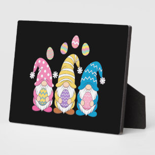 Plaque Photo Gnome Pâques Coloré Mignon Oeufs Printemps Vacance