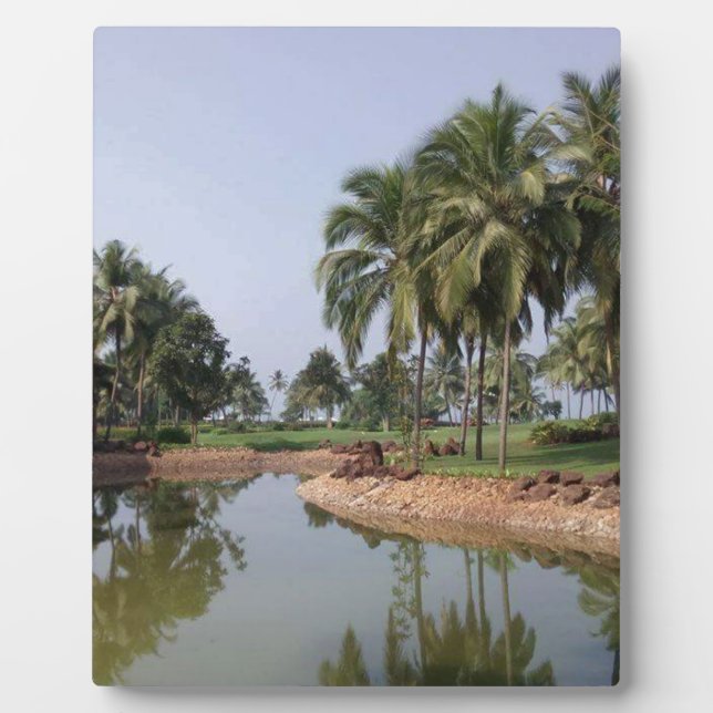 Plaque Photo Goa Inde (Devant)