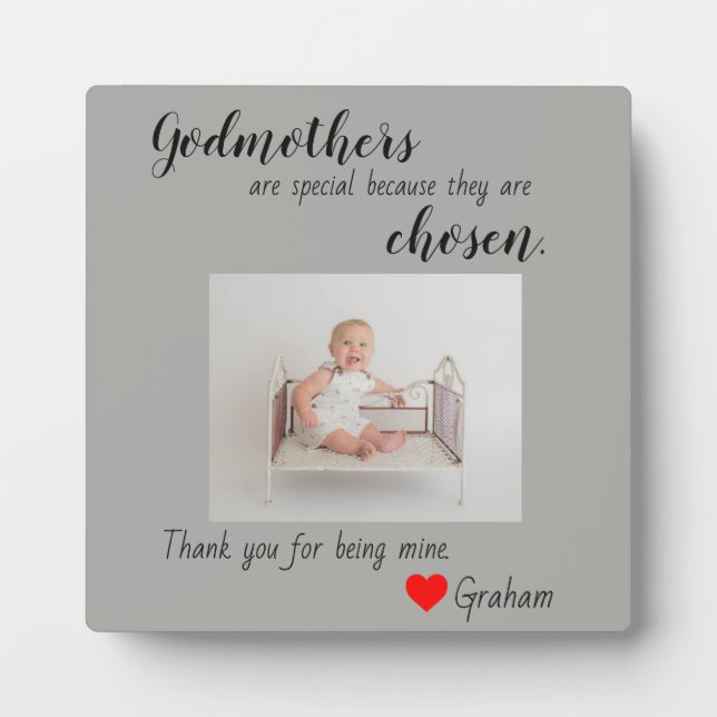 Plaque Photo Godmère baptisée (Devant)