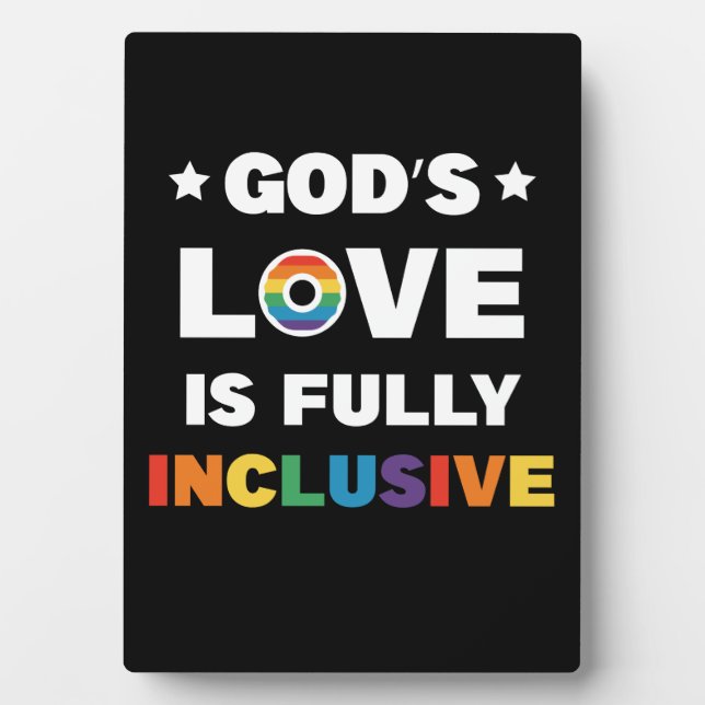 Plaque Photo God's Love Is (Devant)