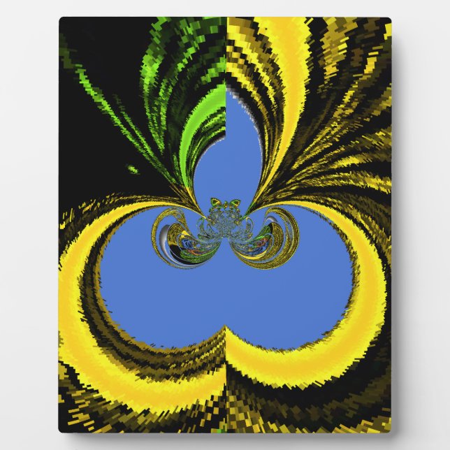 Plaque Photo Gold Blue (Devant)