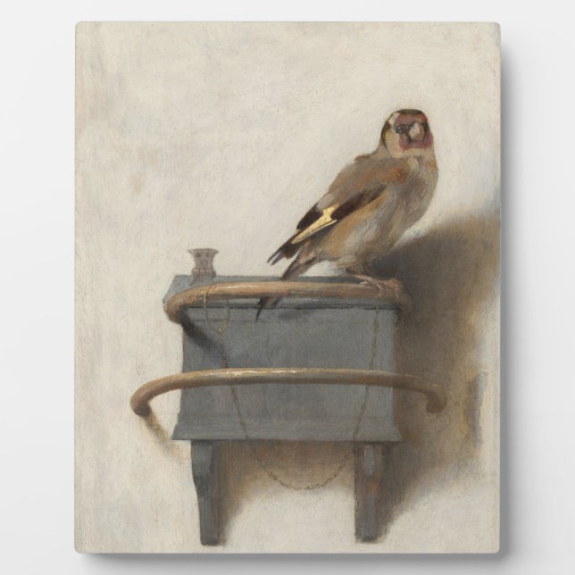 Plaque Photo Goldfinch Par Carel Fabritius (Devant)