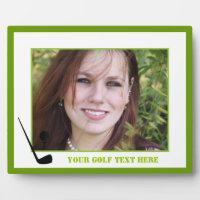 Golf club and ball black, green custom