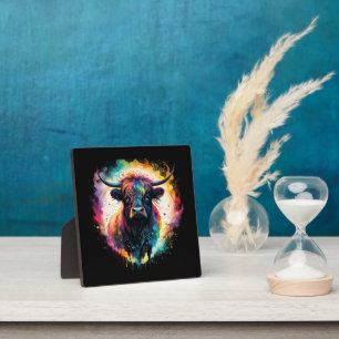 Plaque Photo Grace Ghoost : Vache Holographique Spectrale,