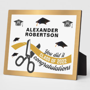 Plaque Photo Graduate Graduate Graduation Class of 2022 Grad Cu