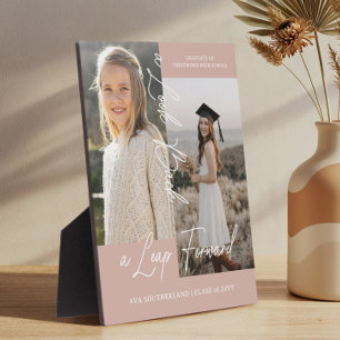 Plaque Photo Graduation Alors & Maintenant Grad Photo Collage G