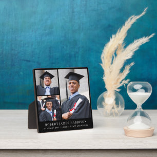 Plaque Photo Graduation Photo Collage noir
