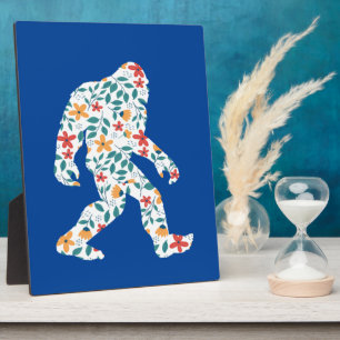 PLAQUE PHOTO GRAND BIGFOOT FLORAL   