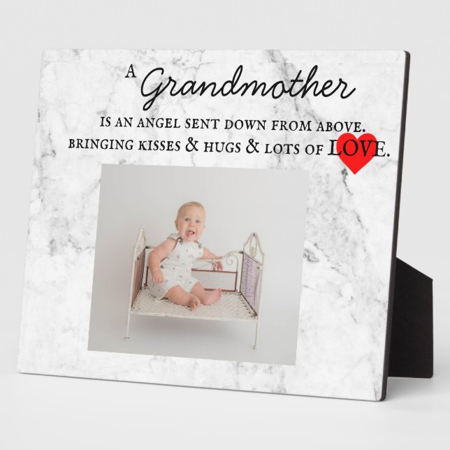 Plaque Photo Grand-mère (Côté)