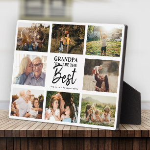 Plaque Photo Grand-père Vous êtes le meilleur collage photo mod