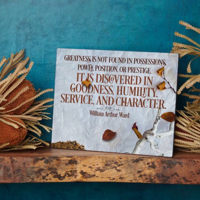 Plaque Photo Grandeur découverte (Côté)