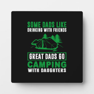 Plaque Photo Grands Pères Camping Avec Filles