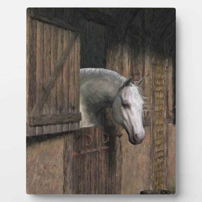 Plaque Photo Grey Horse (Devant)
