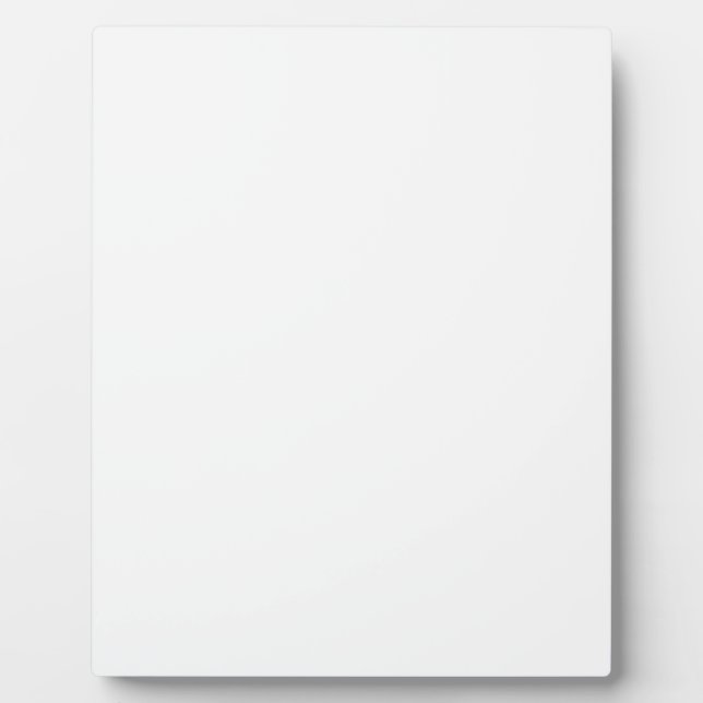 Plaque Photo gris clair (Devant)