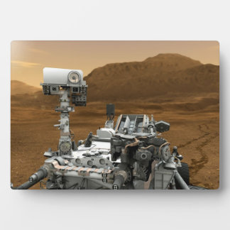Plaque Photo Gros plan de Mars Curiosity