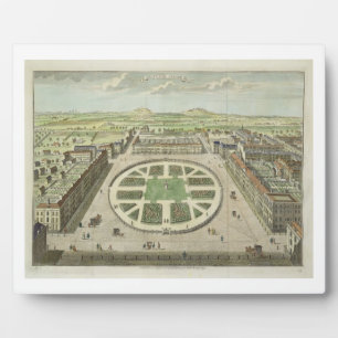 Plaque Photo Grosvenor Carré, pour 'Stow's Survey of London', p