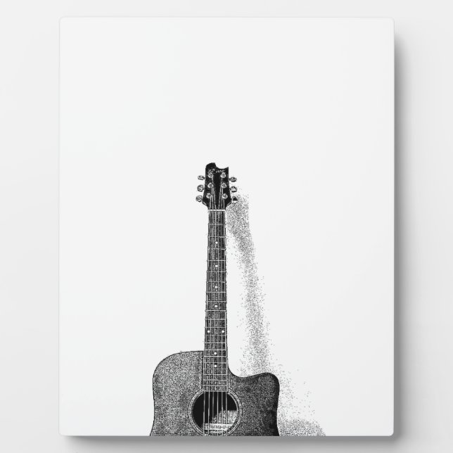 Plaque Photo Guitare classique (Devant)