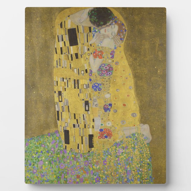 Plaque Photo Gustav Klimt "Le Baiser" (Devant)