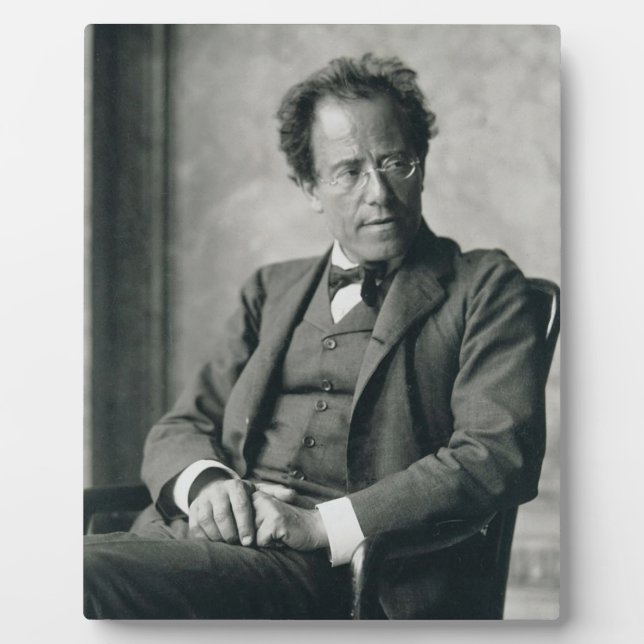 Plaque Photo Gustav Mahler (Devant)