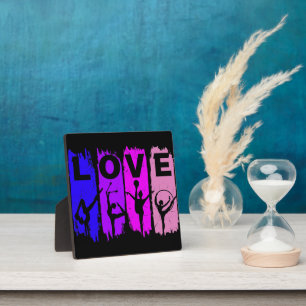 Plaque Photo Gymnastique rythmique amour